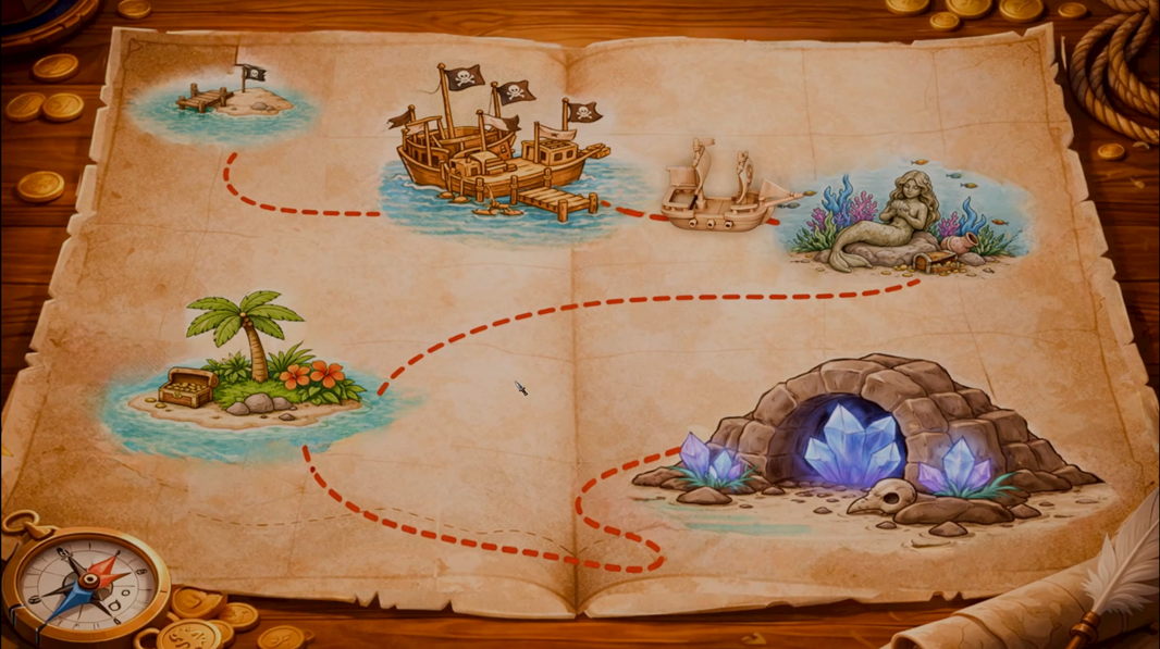 Treasure Map · World View