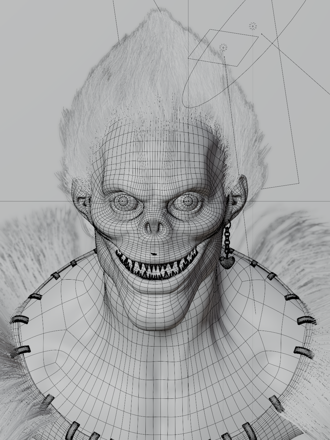 Wireframe / retopology
