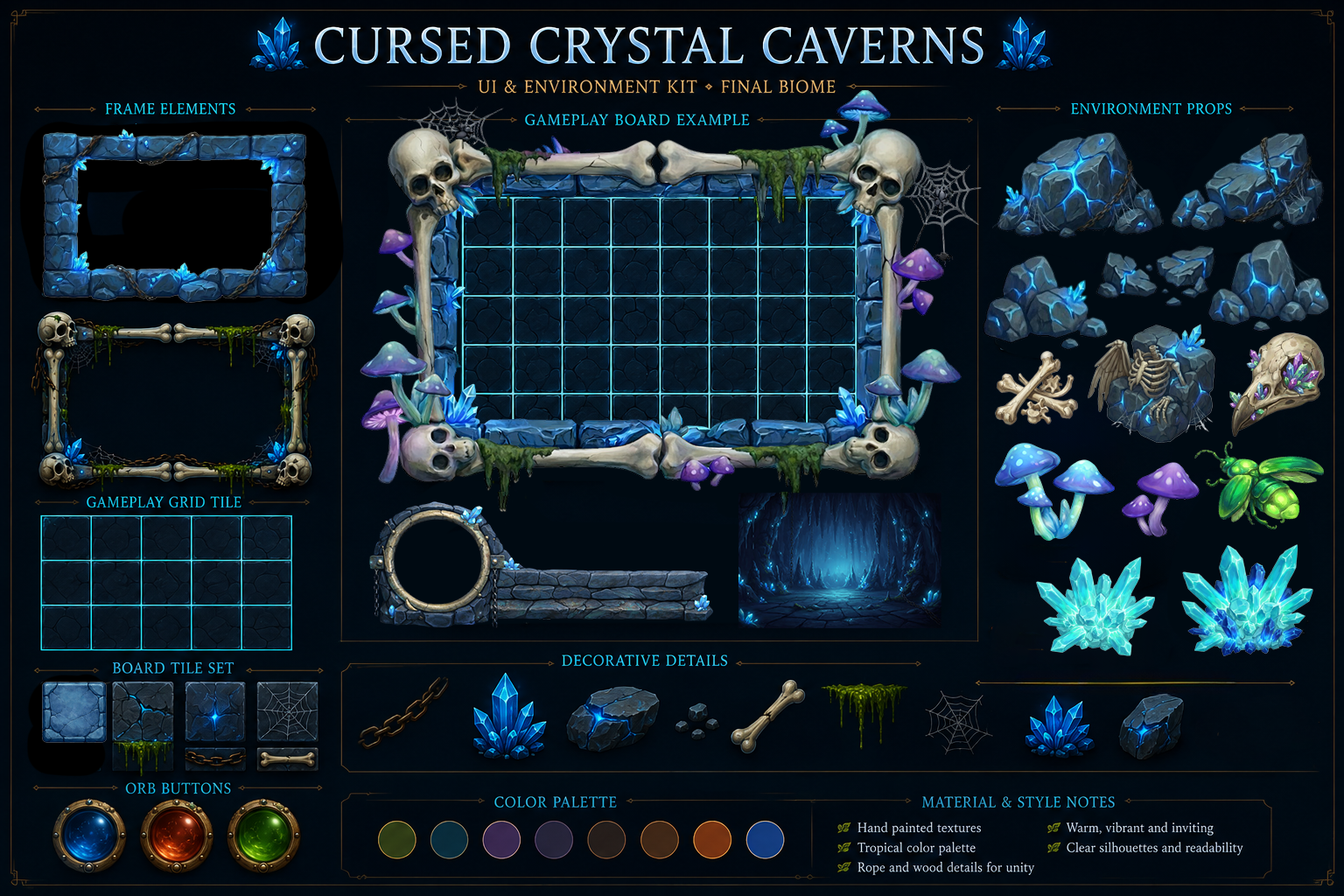 Cursed Crystal Caverns · Final Biome