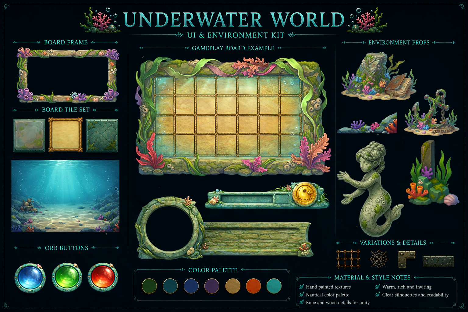 Underwater World · UI & Environment Kit